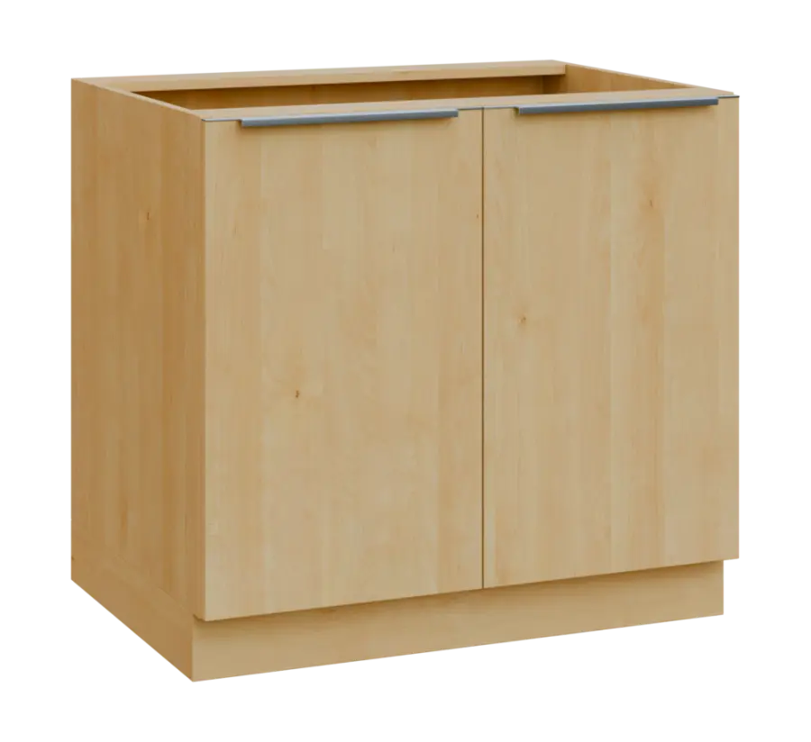 SIS - 9D spodní skříňka, 2-dveřová, 870x900x600, javor horský